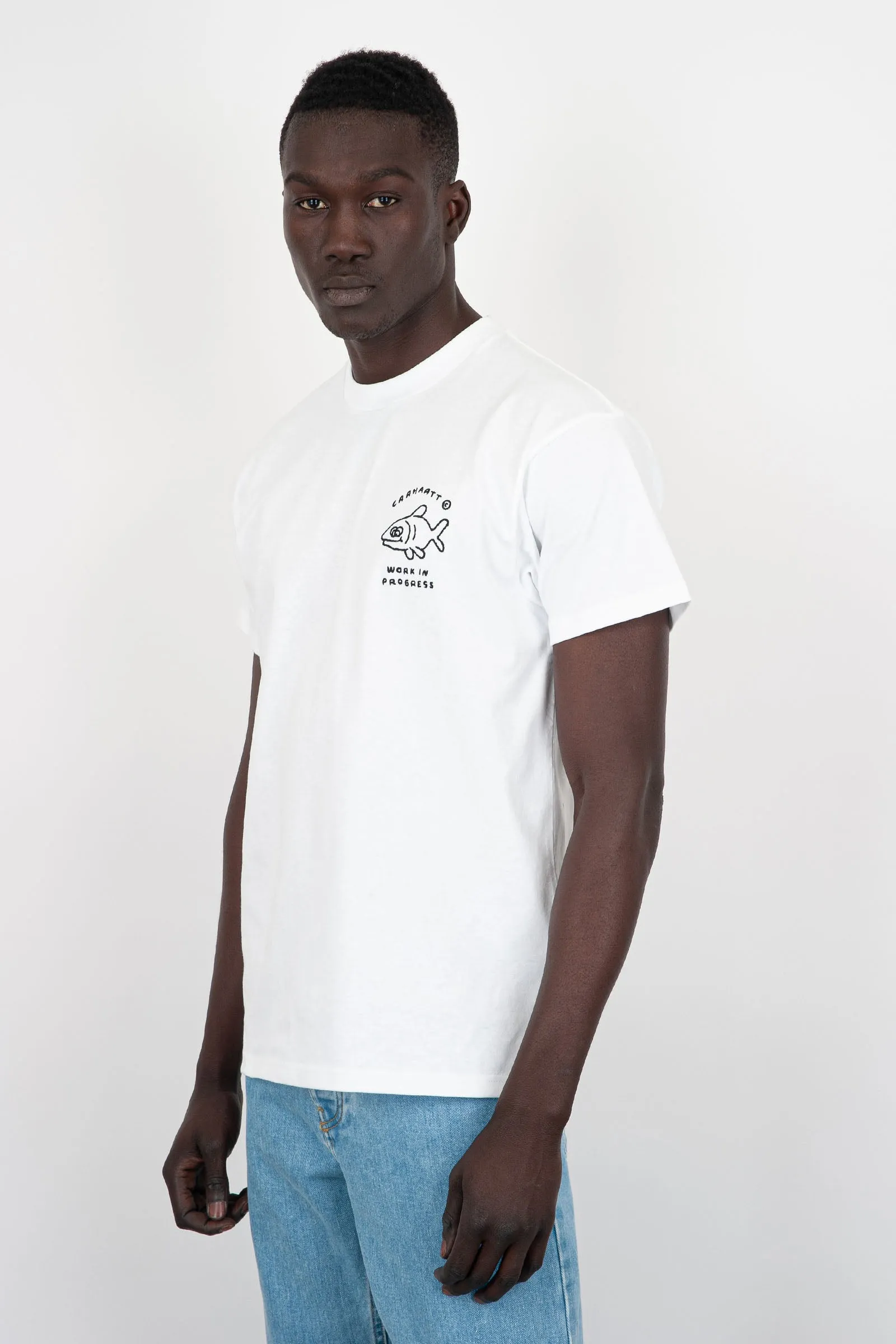 Carhartt WIP T-Shirt Icons Cotone Bianco