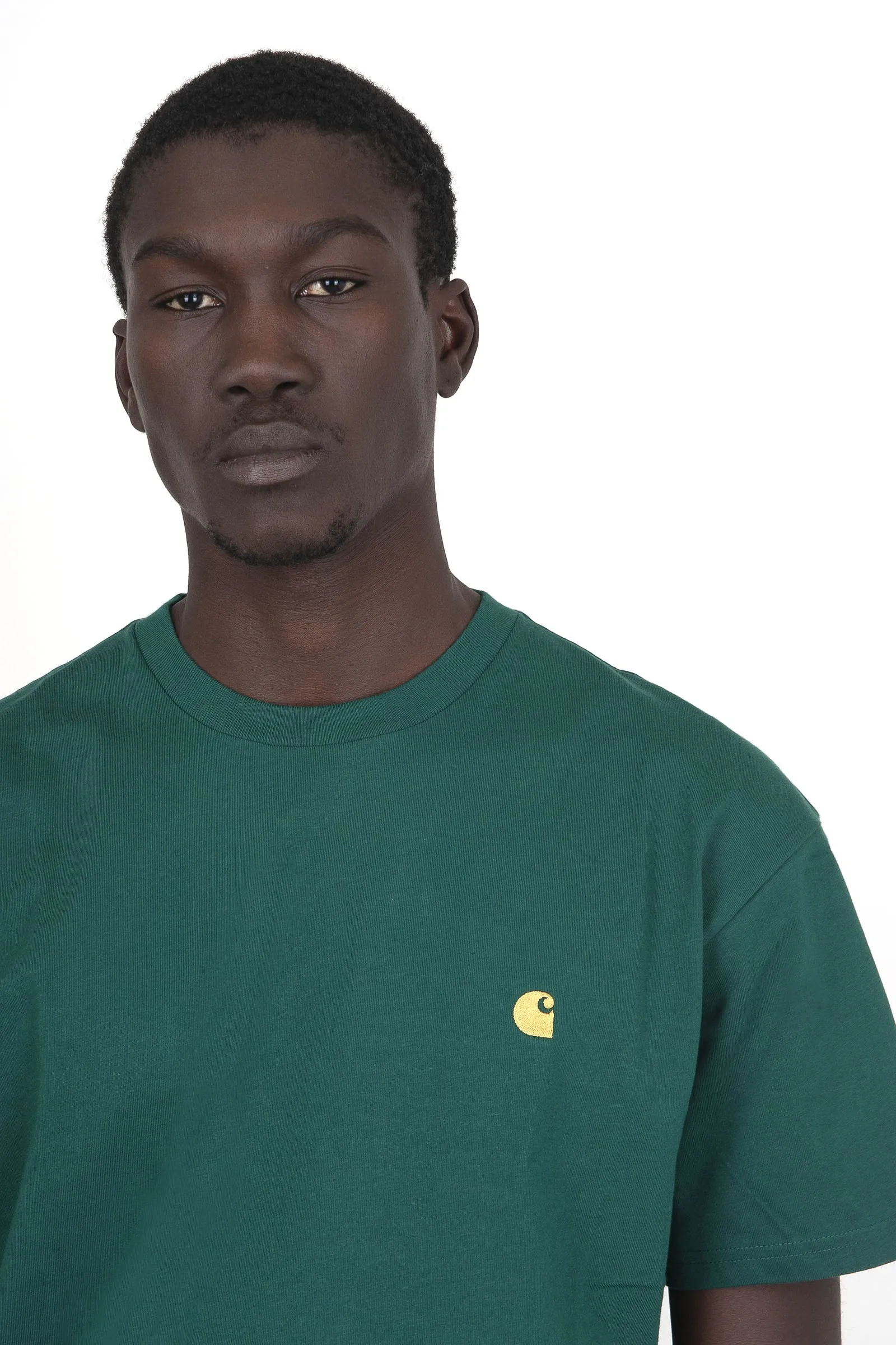 Carhartt Wip T-shirt S/s Chase Verde