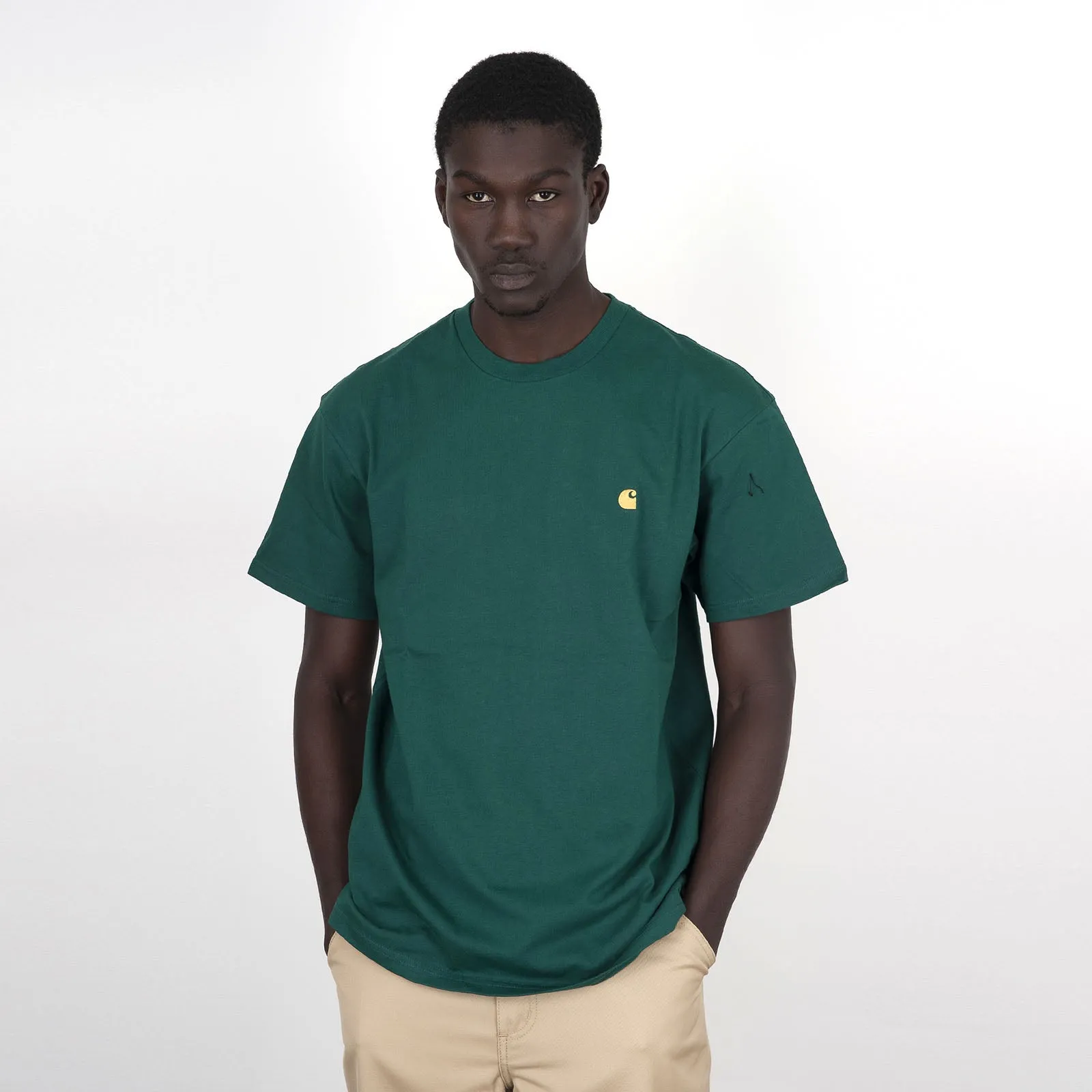 Carhartt Wip T-shirt S/s Chase Verde