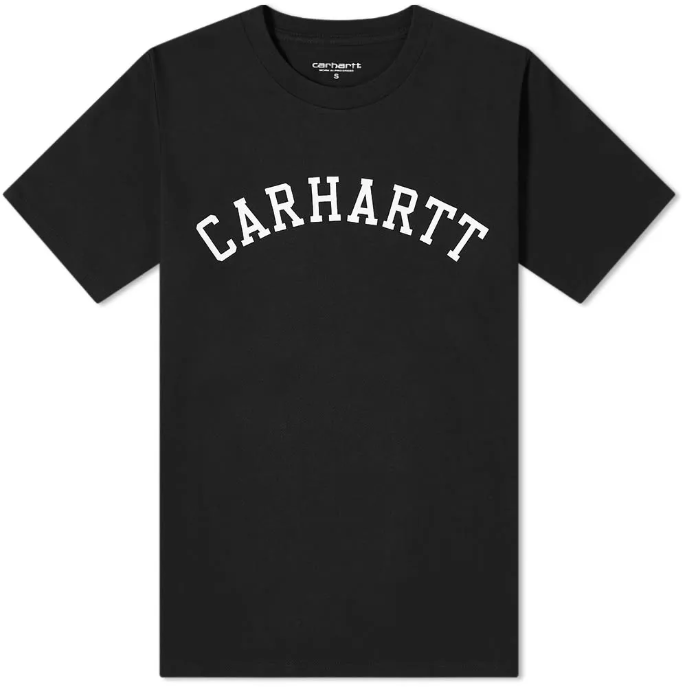 Carhartt WIP University Logo T-ShirtBlack & White