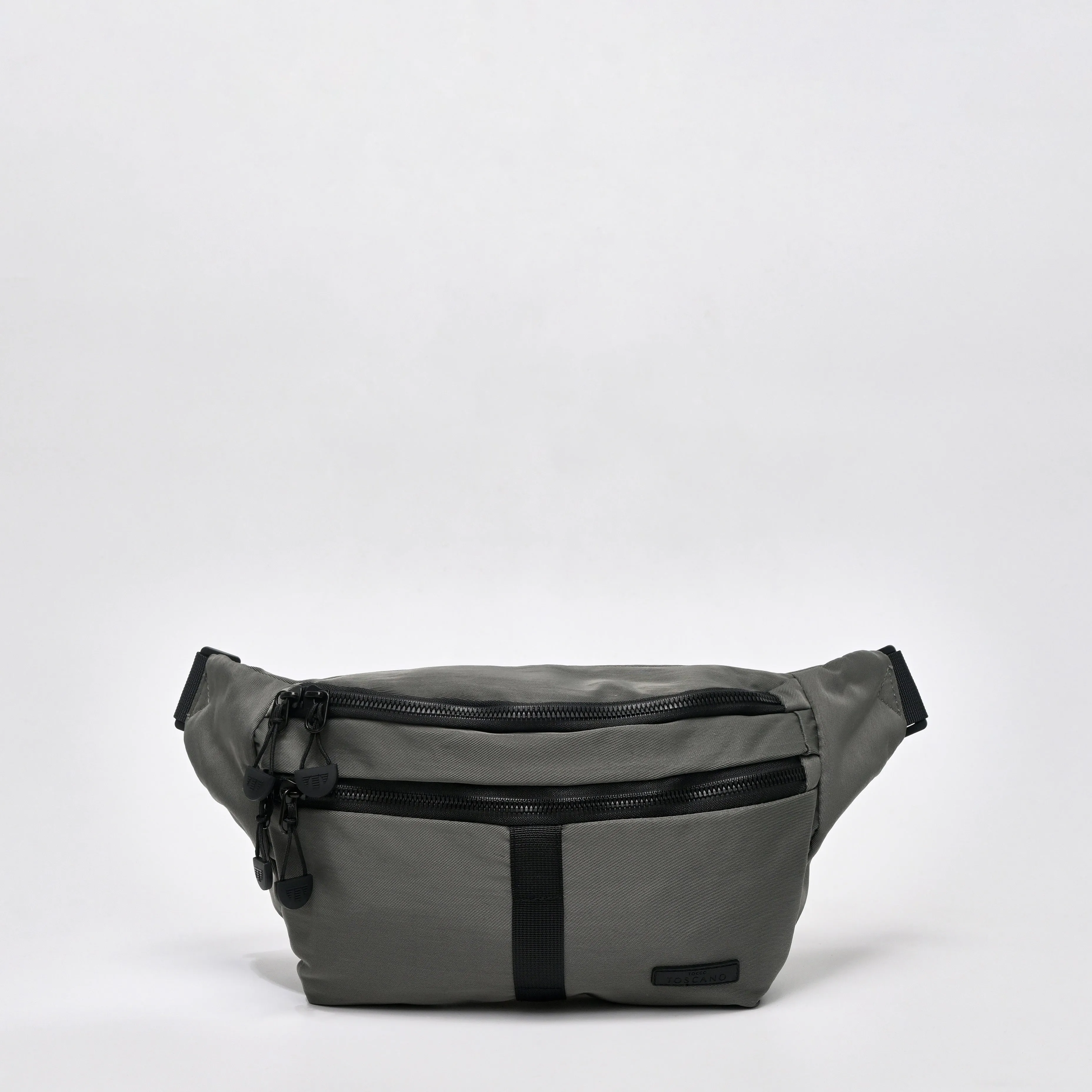 Casual Waist Pouch Bag with front zip pocket - TGEB1513NN3BK3