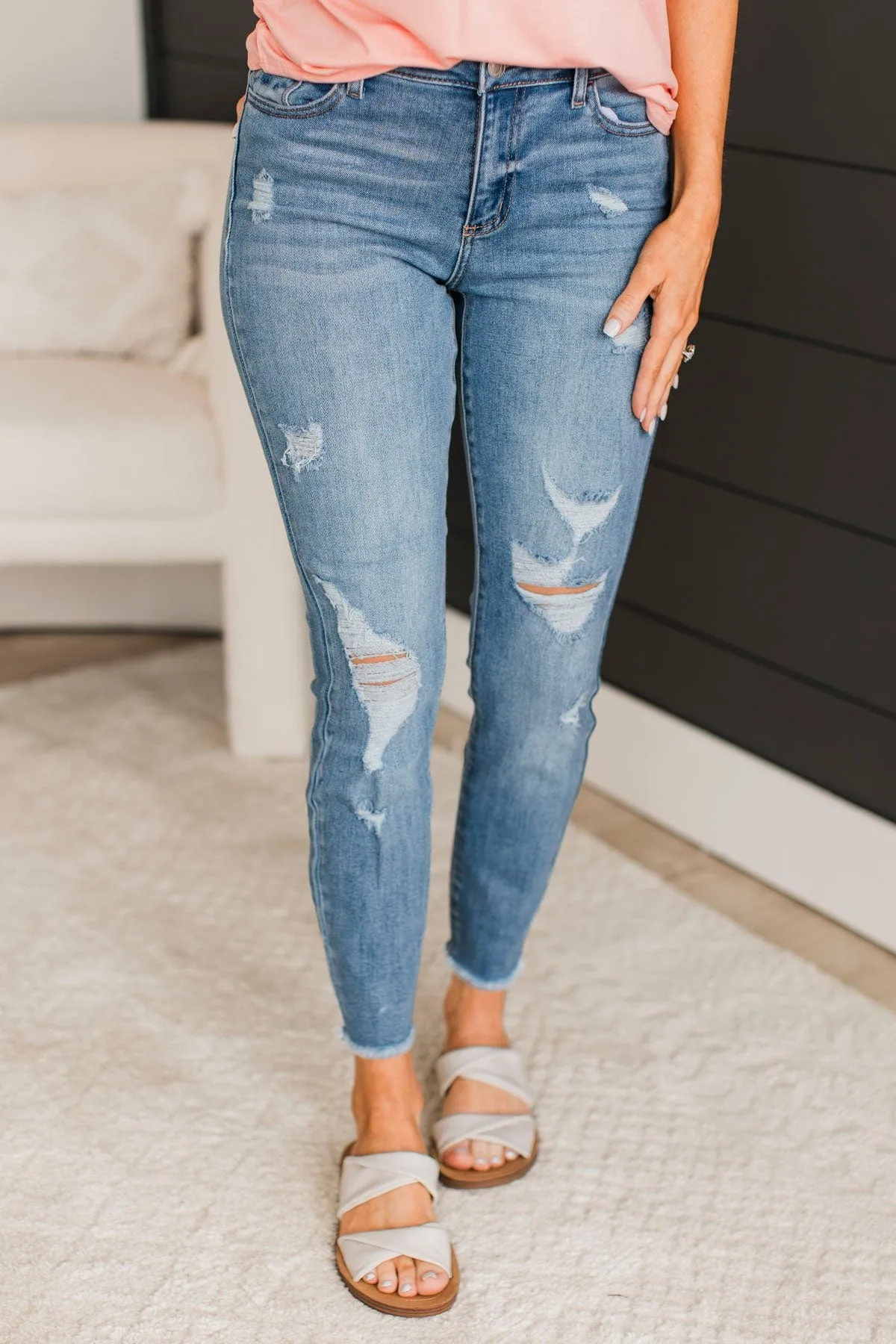 Cello Crop Skinny Jeans- Eline Wash