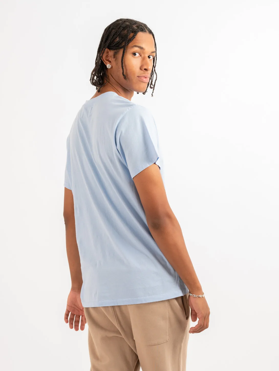 Club Hoops Tee - Light Blue