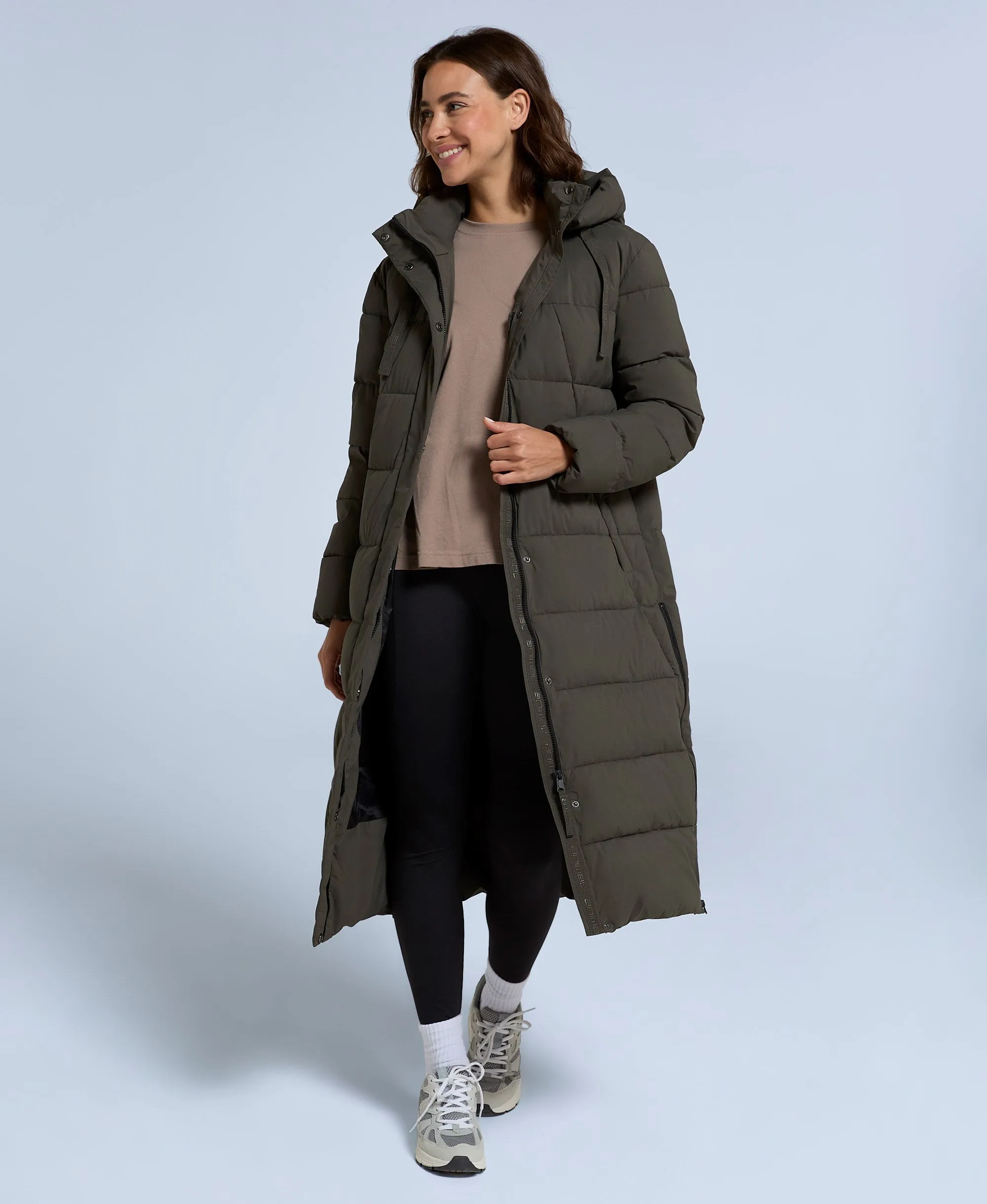 Comfort Cloud Womens Coat - Dark Khaki