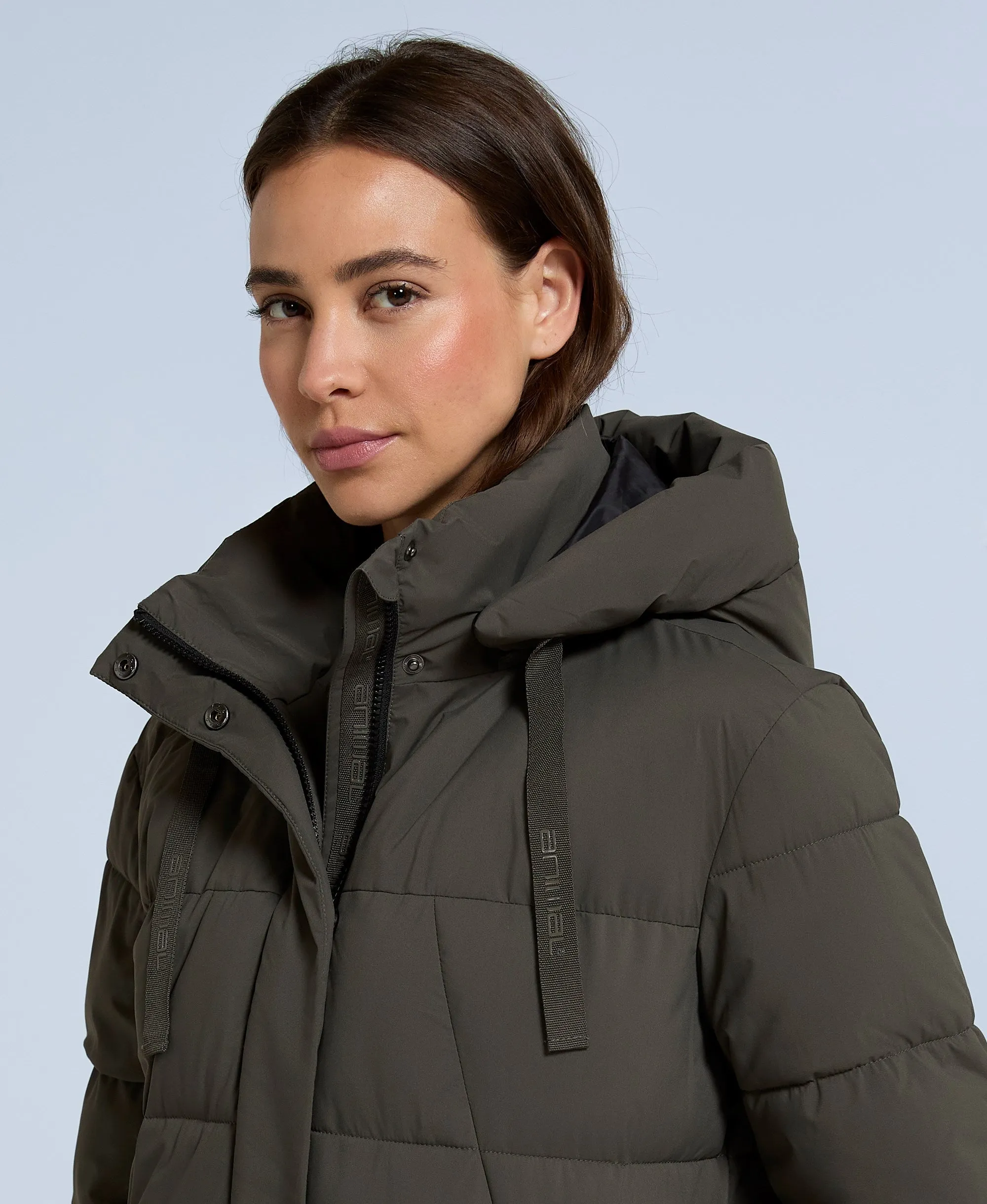 Comfort Cloud Womens Coat - Dark Khaki