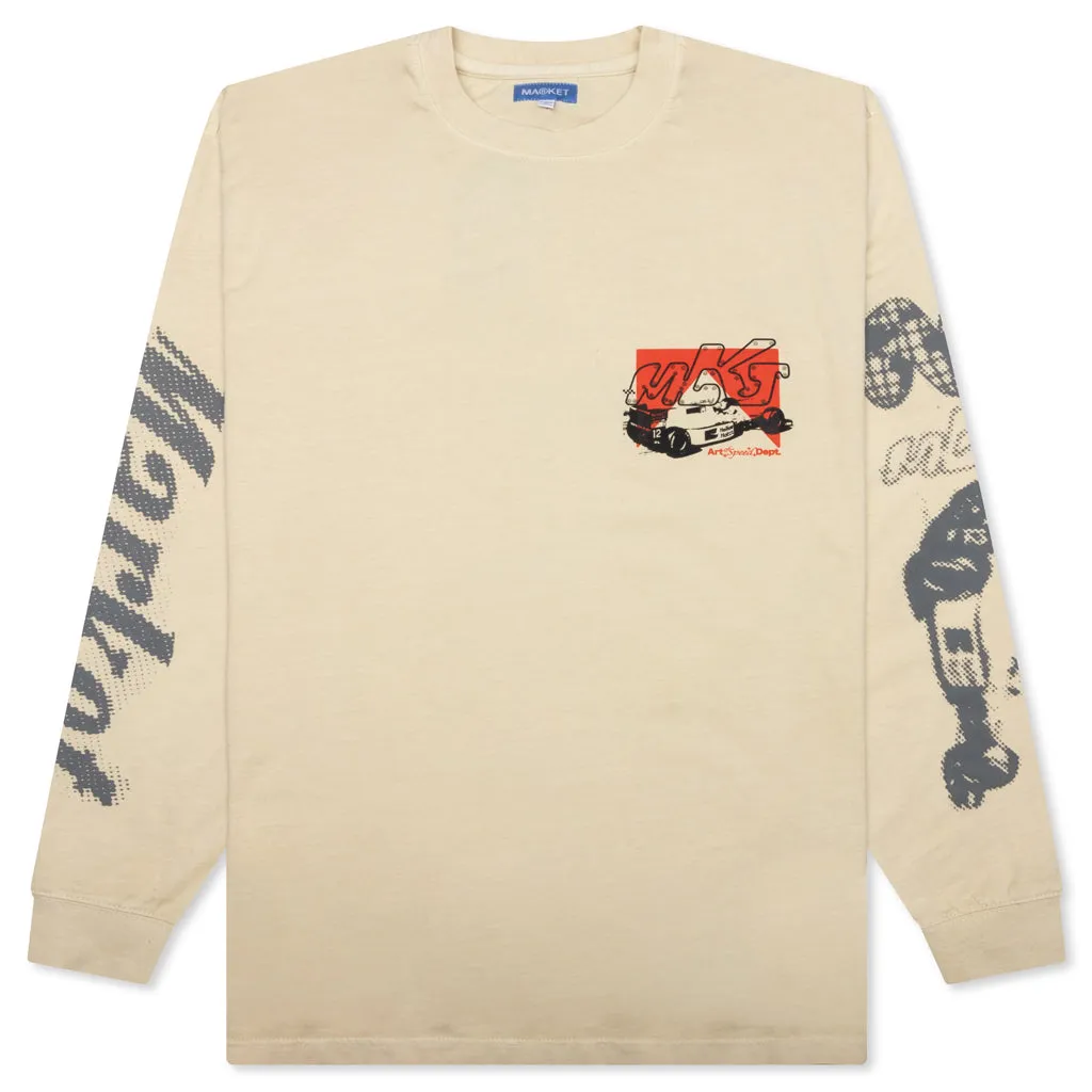 Corsa L/S T-Shirt - Ecru