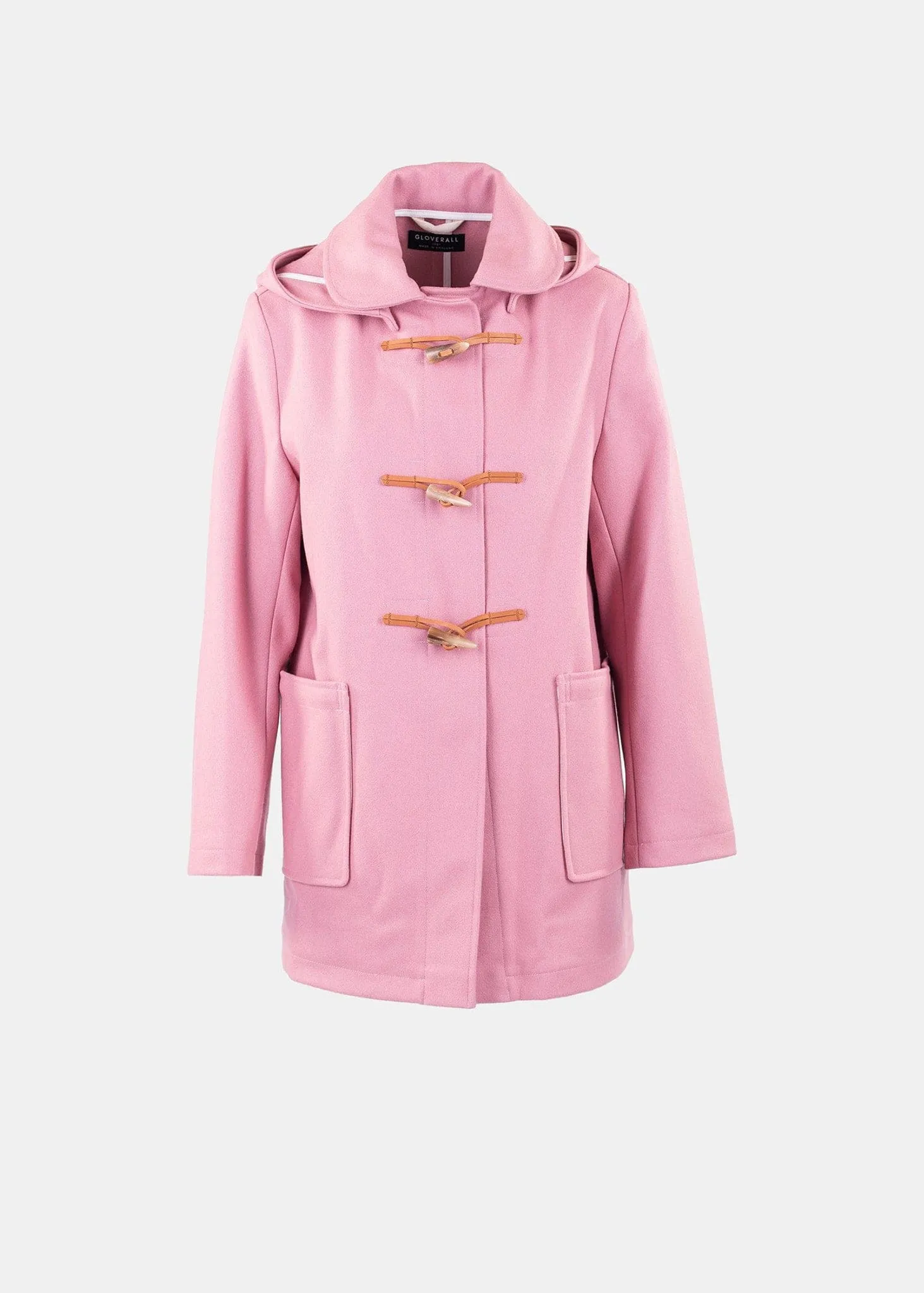 DETACHABLE HOOD DUFFLE PINK