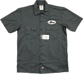 Dickies X Menu S/S Work Shirt - Charcoal