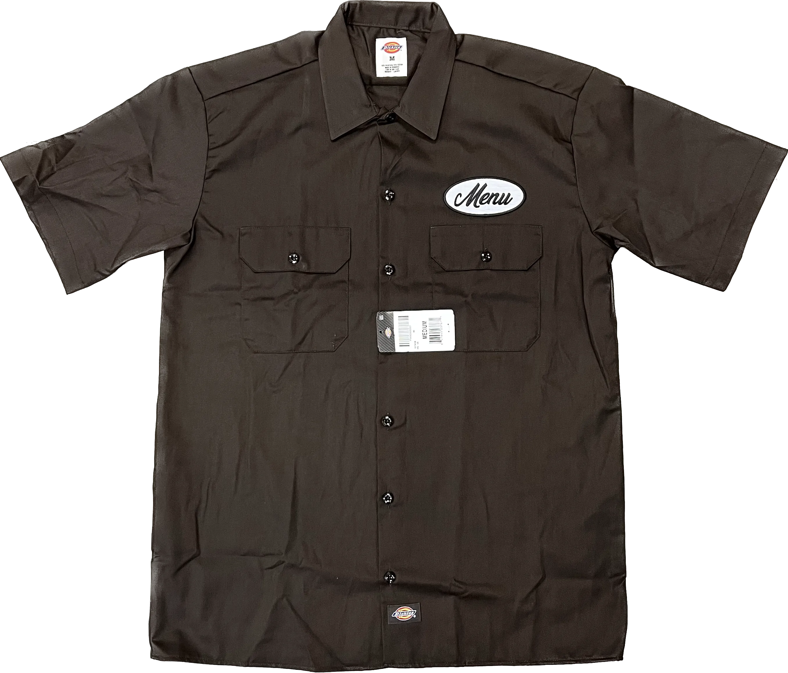 Dickies X Menu S/S Work Shirt - Dark Brown