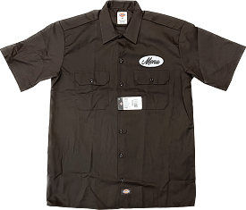 Dickies X Menu S/S Work Shirt - Dark Brown