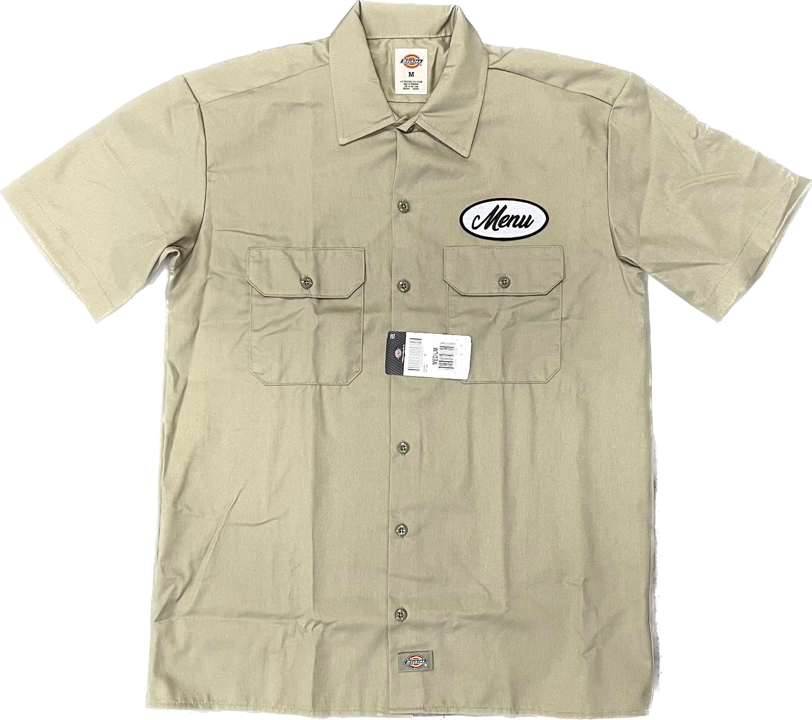 Dickies X Menu S/S Work Shirt - Khaki