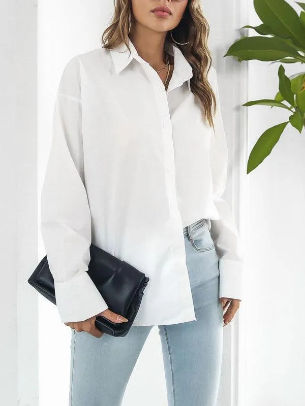 Drop Shoulder Women Shirt