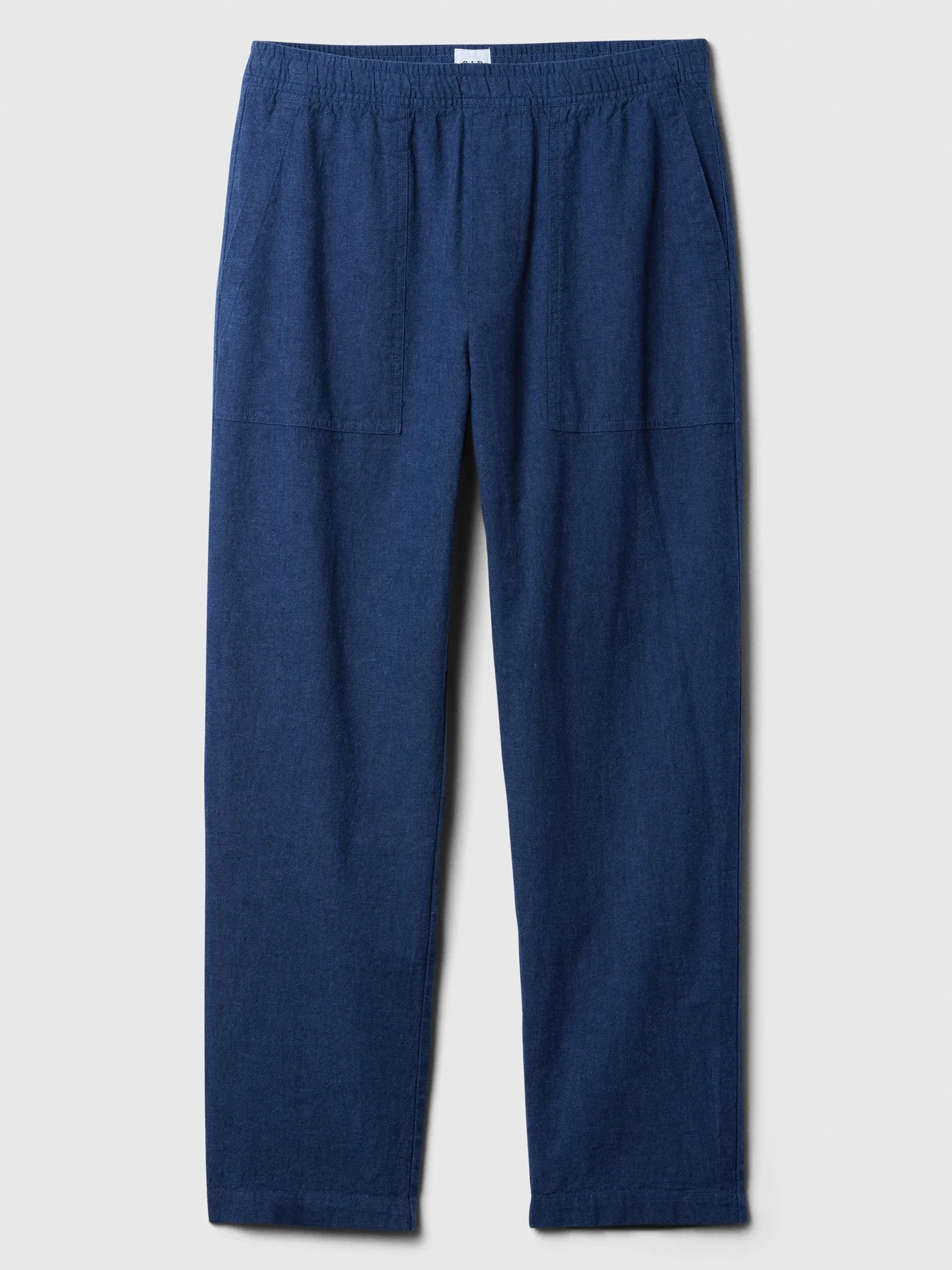 Easy Linen-Blend Utility Pants