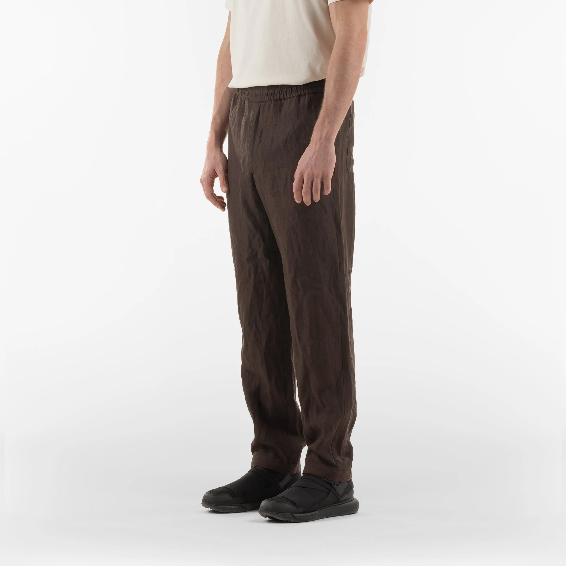 EASY LINEN PANTS / CIOCCOLATO