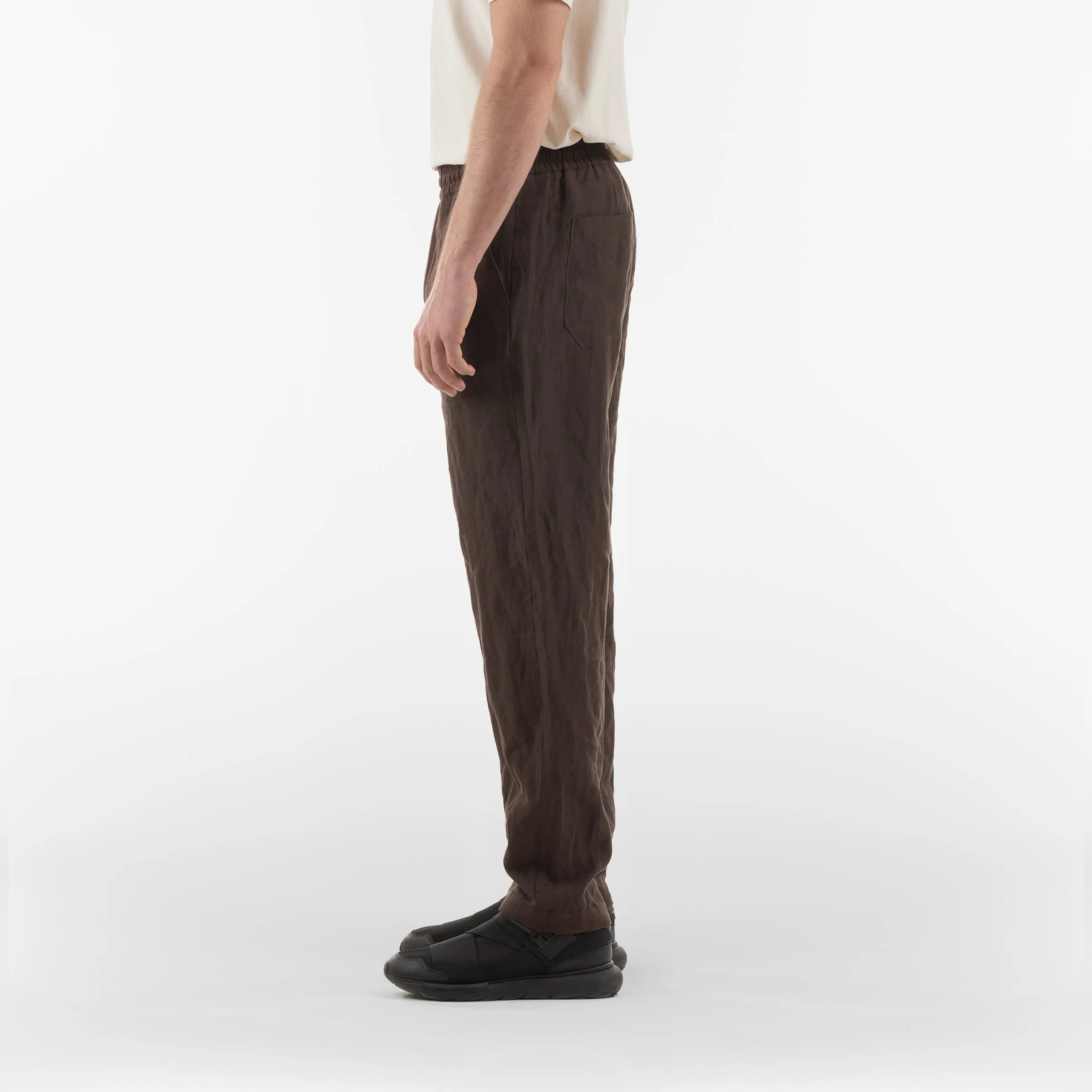 EASY LINEN PANTS / CIOCCOLATO