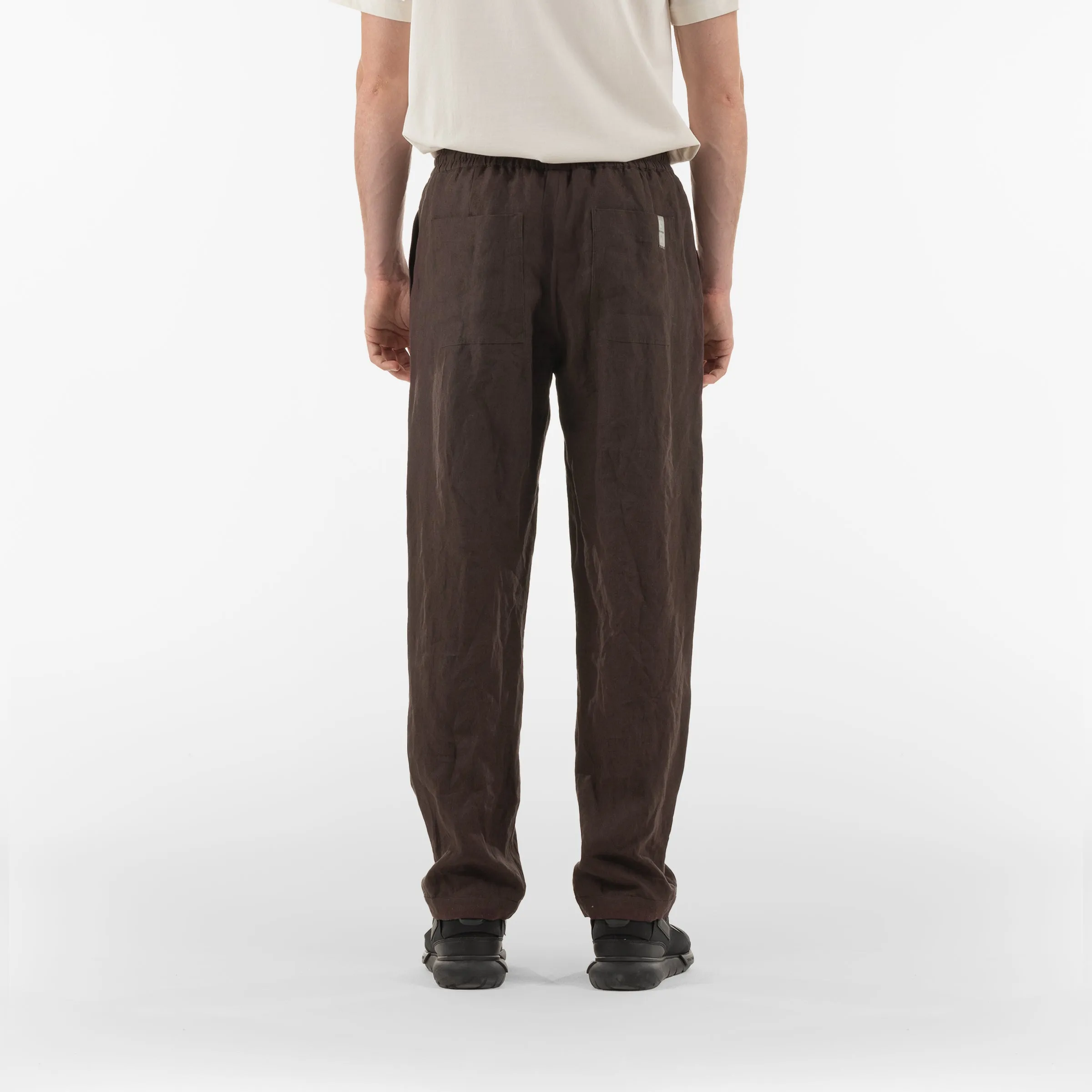 EASY LINEN PANTS / CIOCCOLATO