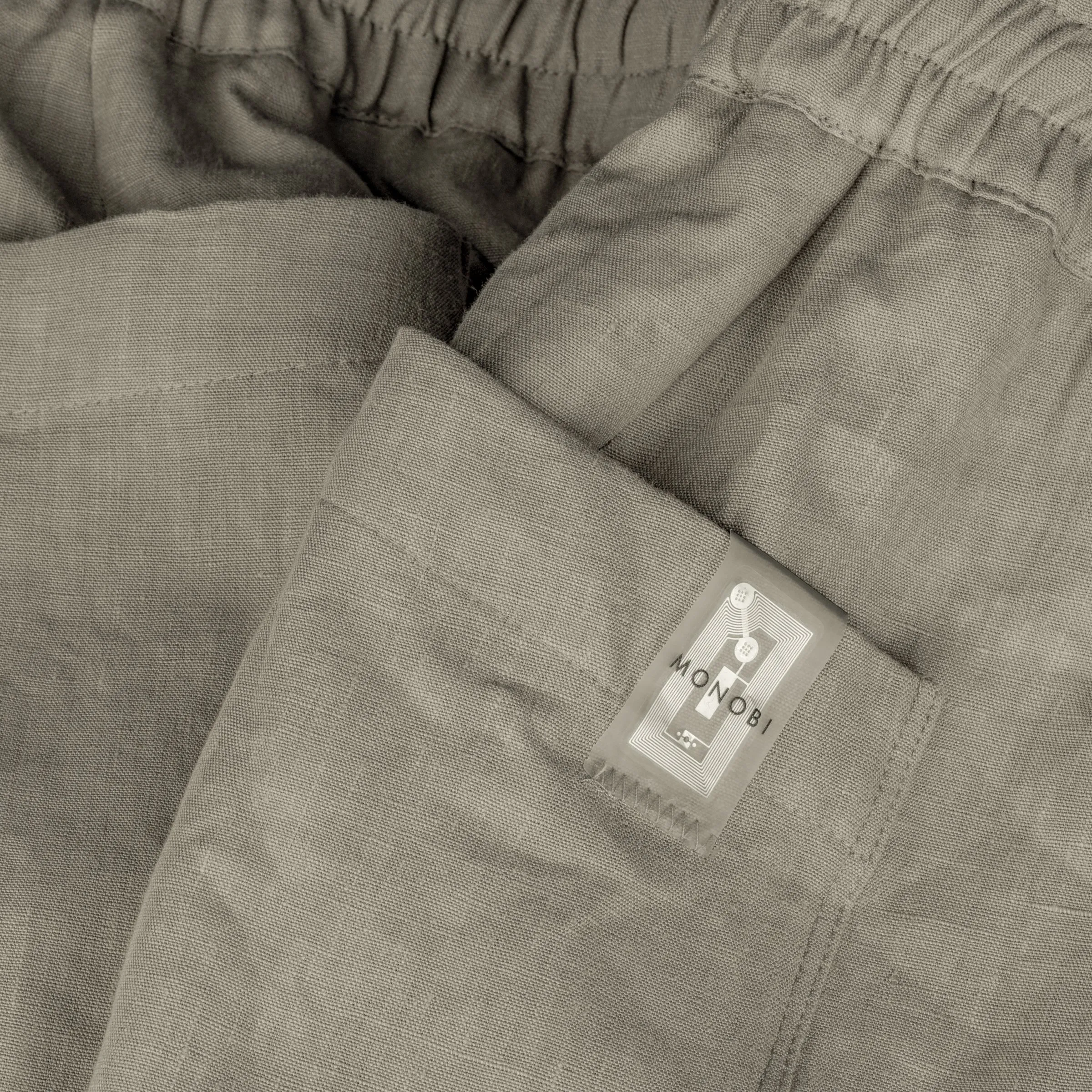 EASY LINEN PANTS / MASTICE