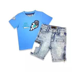 Elite Kids Can’t Compete Blue Short Set