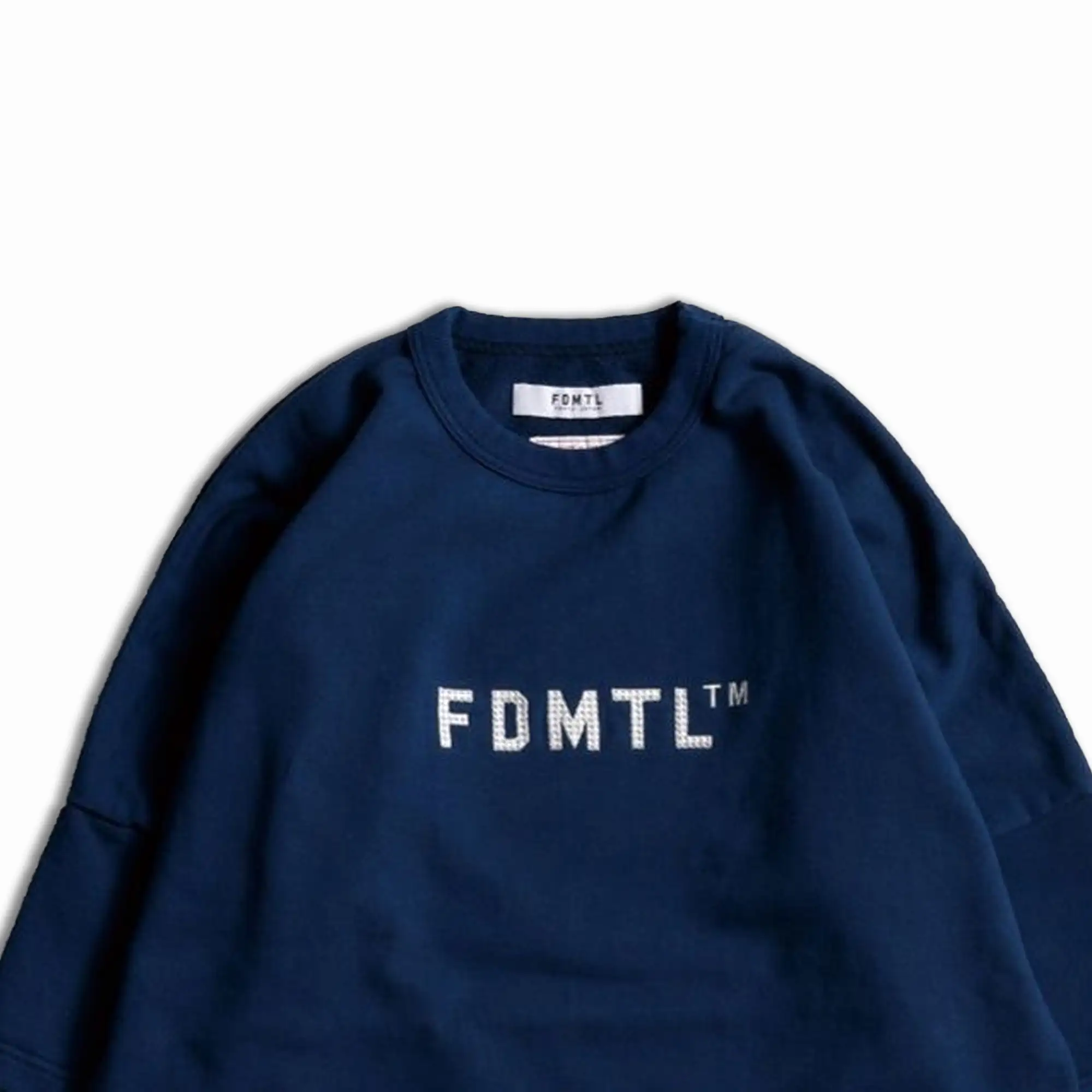 EMBROIDERY LOGO SWEAT TEE 'BLUE'