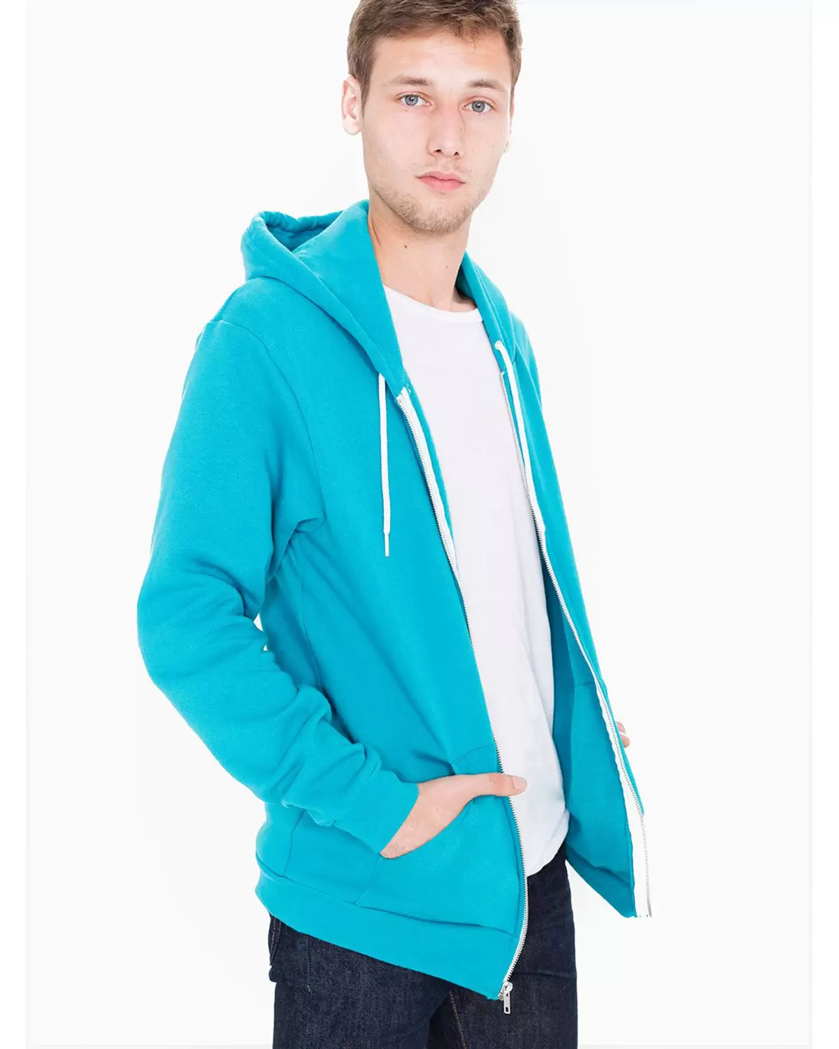 F497W Unisex Flex Fleece Zip Hoodie SKU: F497W