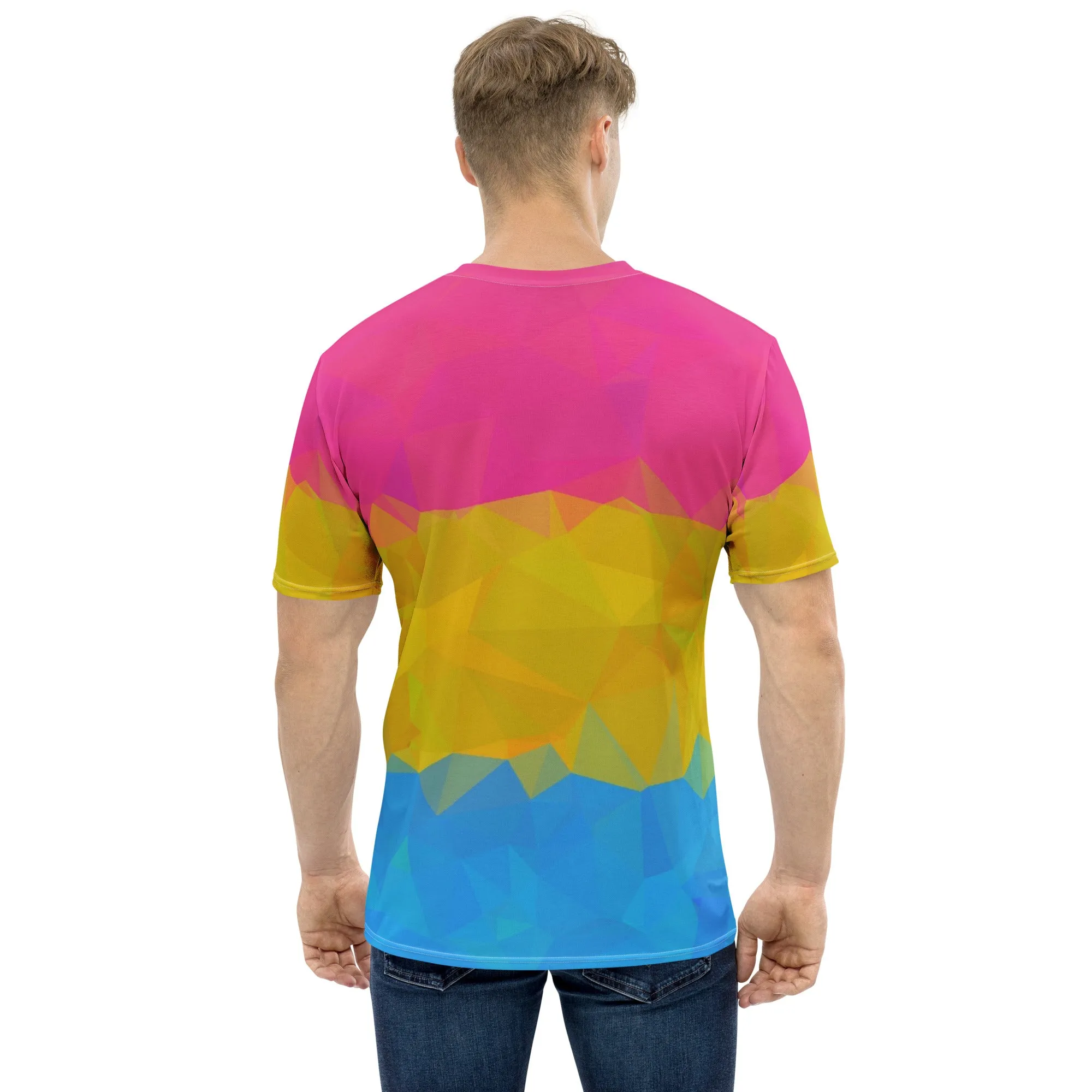 Geometric Pansexual Pride All Over Print T-Shirt