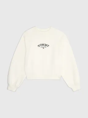 Girls 3-7 Logo Crew Neck Oversized Sweatshirt | Sweatshirts & Hoodies | Tommy Kids