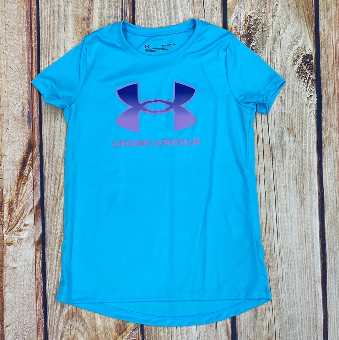 GIRLS SHORT SLEEVE BLUE