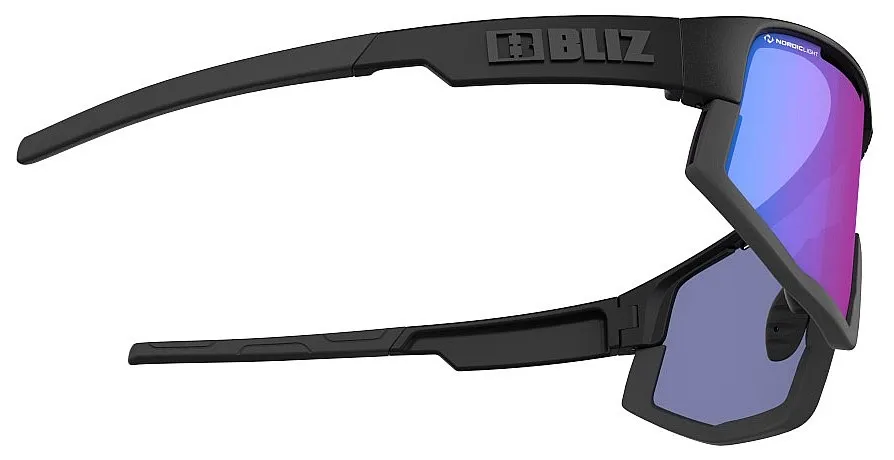 glasses Bliz Fusion Nano Optics - 52105-14N/Matt Black/Nordic Light Begonia/Blue