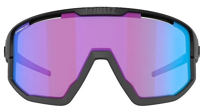 glasses Bliz Fusion Nano Optics - 52105-14N/Matt Black/Nordic Light Begonia/Blue