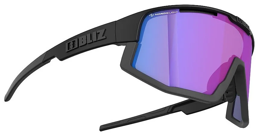 glasses Bliz Fusion Nano Optics - 52105-14N/Matt Black/Nordic Light Begonia/Blue