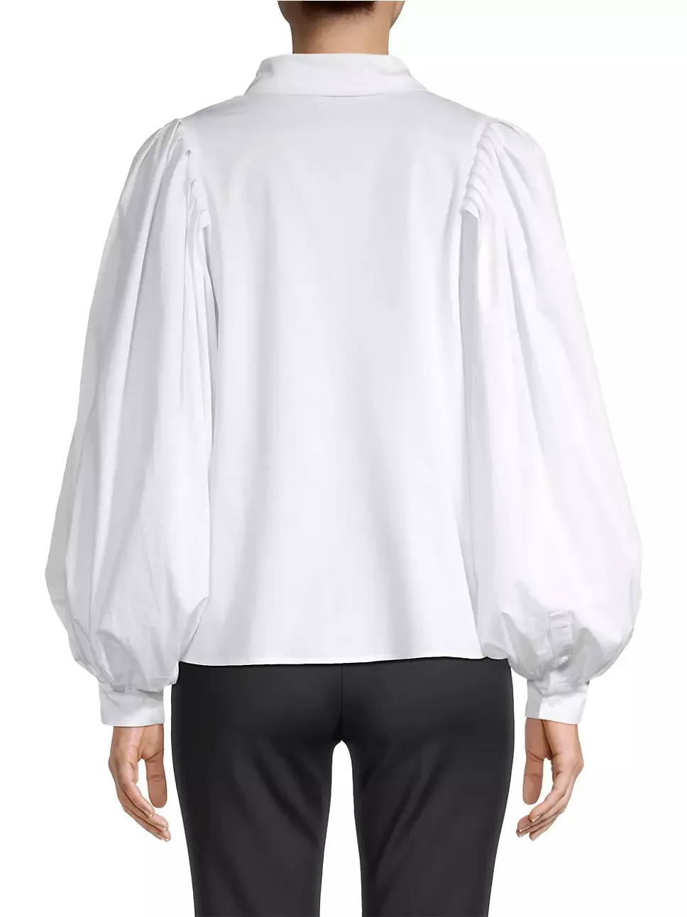 Harshman Lois Popover Shirt - White