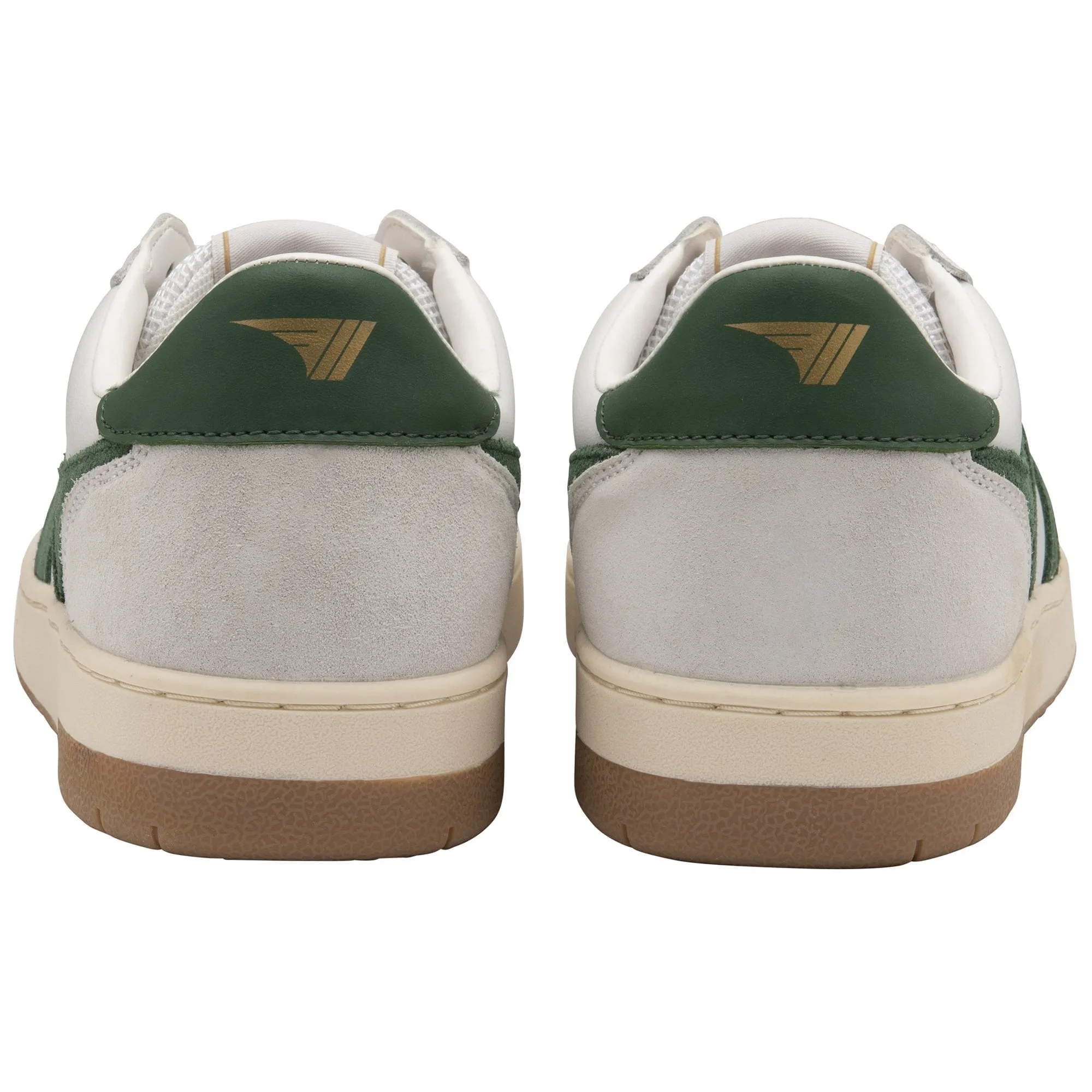 Hawk Sneaker (White + Dark Green)