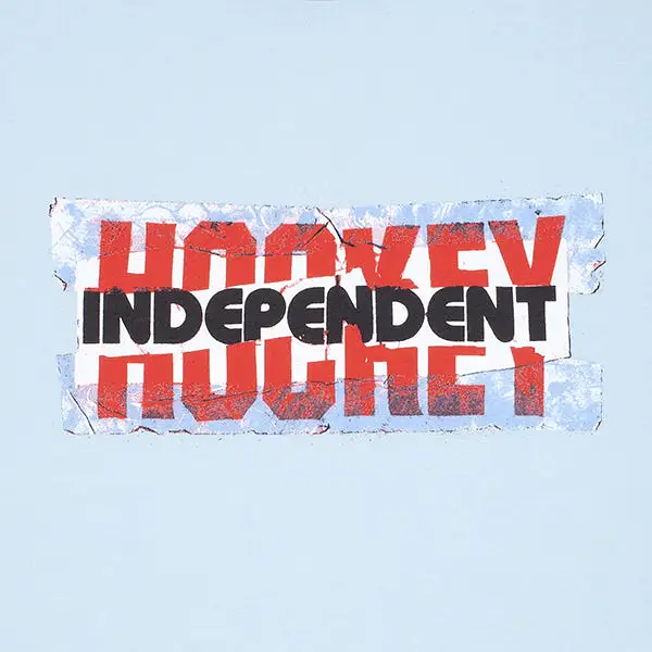 Hockey X Indy Decal Tee Light Blue