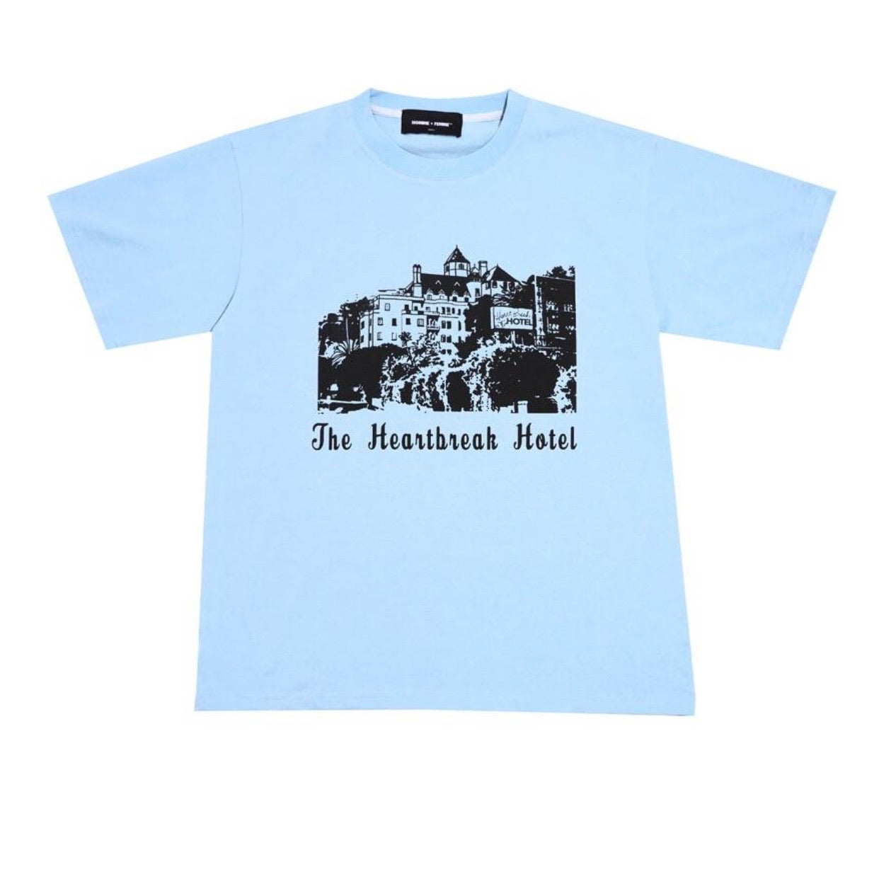 Homme Femme Heartbreak Hotel Tee (Baby Blue)