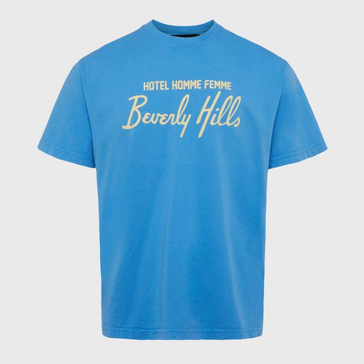 Homme Femme Hotel Tee In Blue