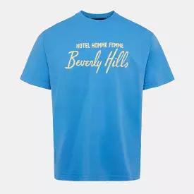 Homme Femme Hotel Tee In Blue