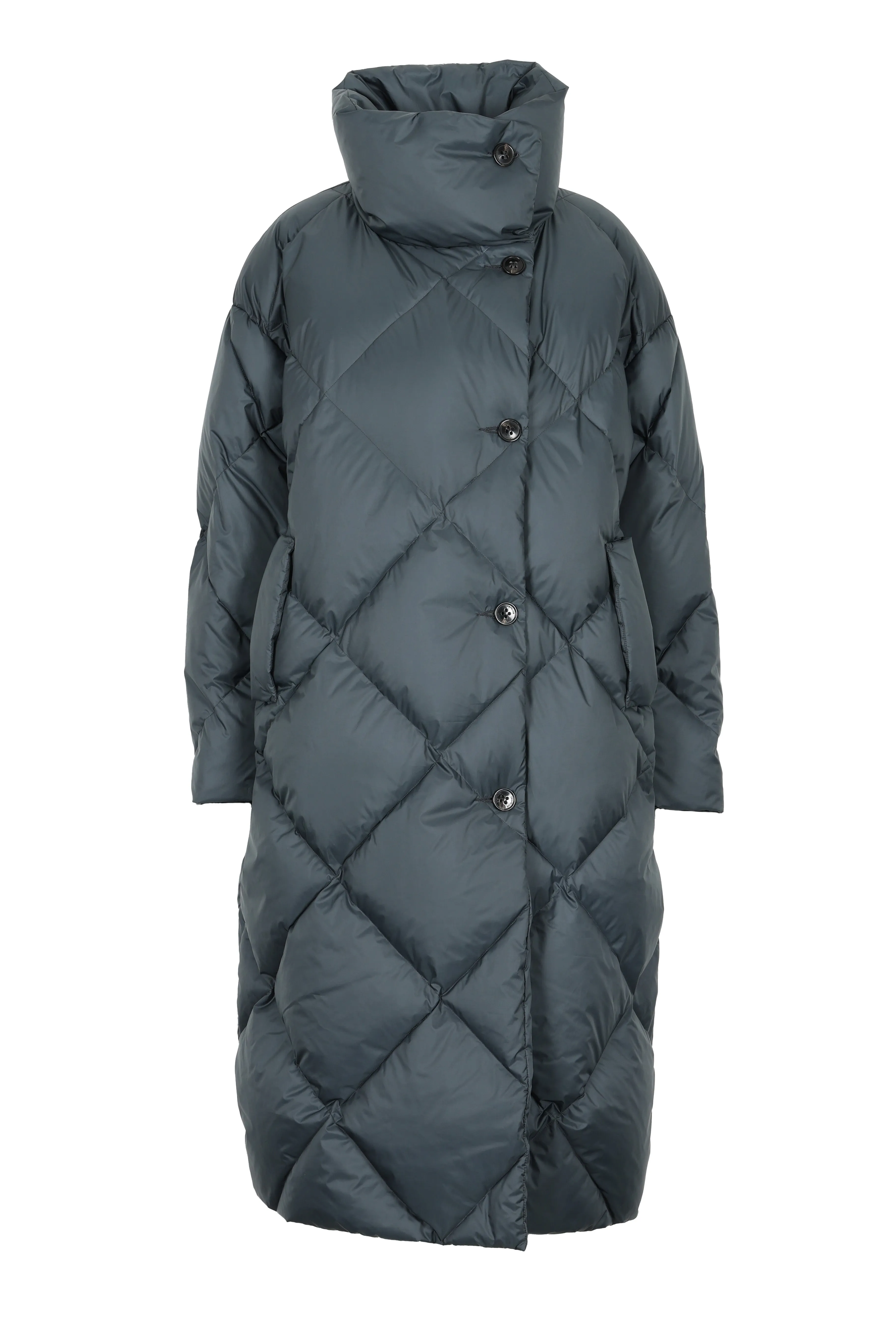 ICONIC DIAMOND QUILT DOWN COAT DEA