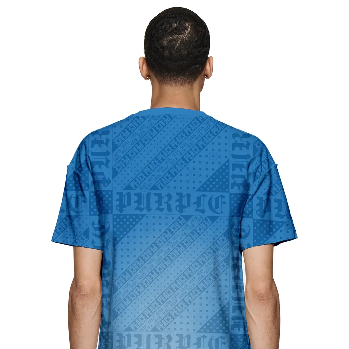 Inside Out Tee Flag Bandana (Blue) - P101-JFCB324