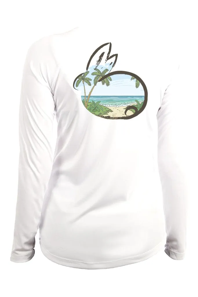 Island Bunny Paradise Found Camisa de Playa