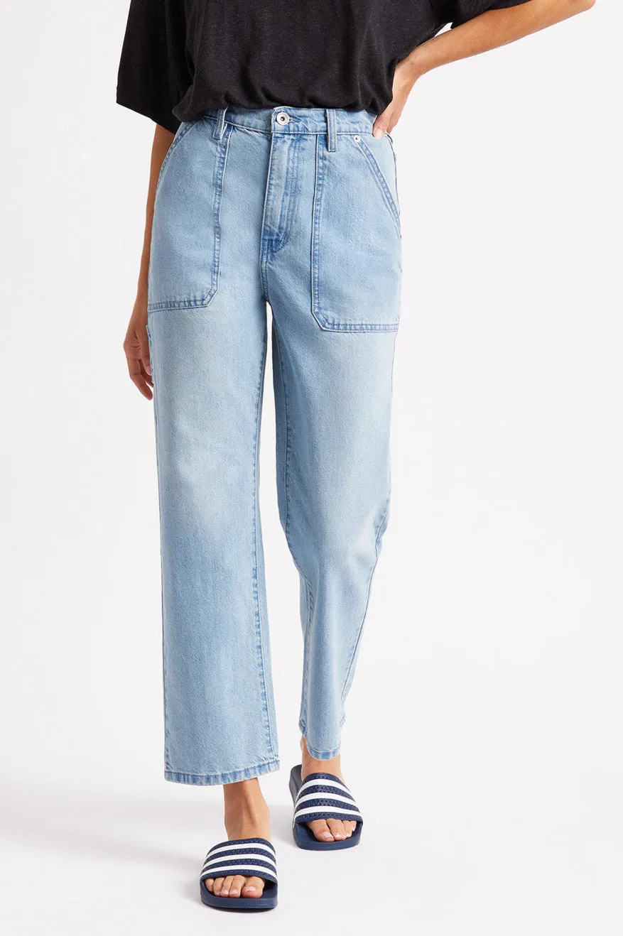 Janie Carpenter Pant - Faded Indigo