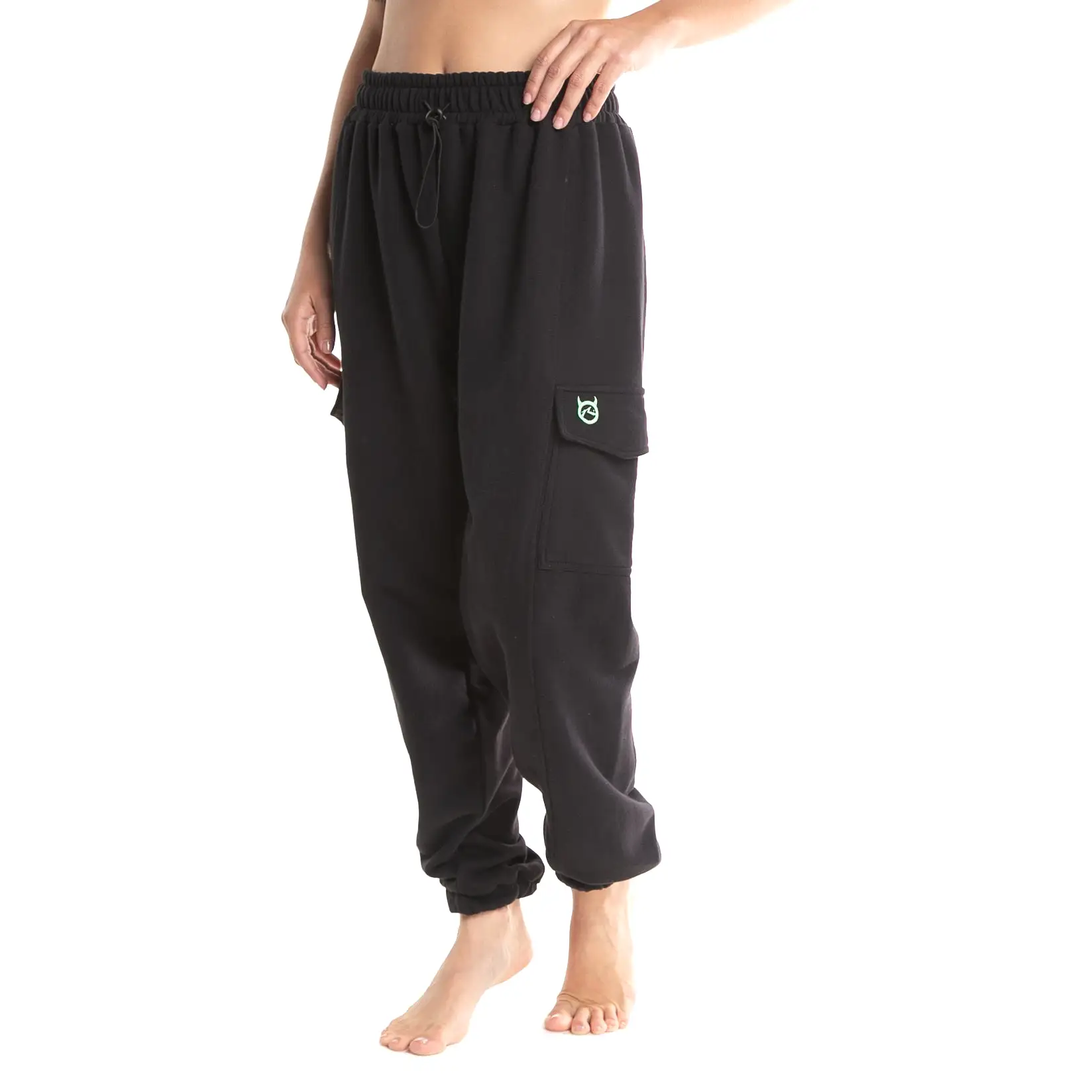 Jogging Rusty Maxo Cargo Trackpant Ld Black