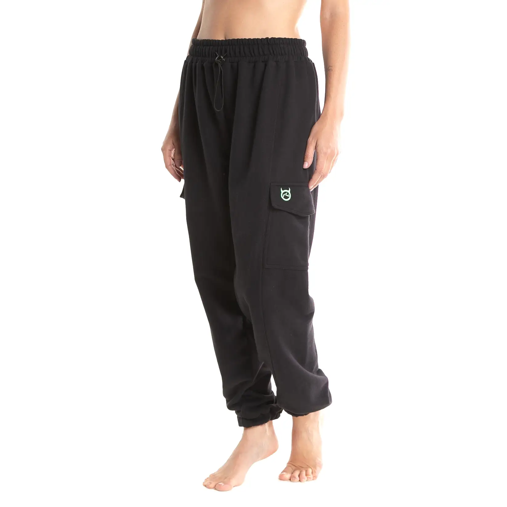 Jogging Rusty Maxo Cargo Trackpant Ld Black