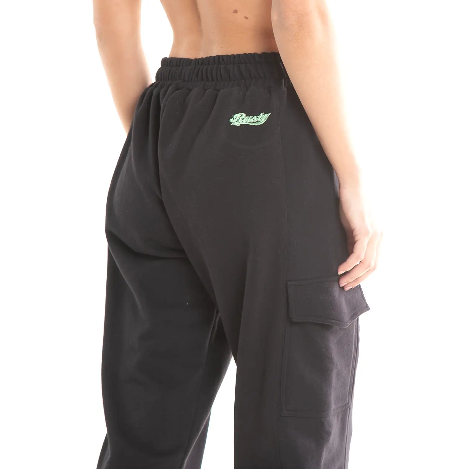 Jogging Rusty Maxo Cargo Trackpant Ld Black