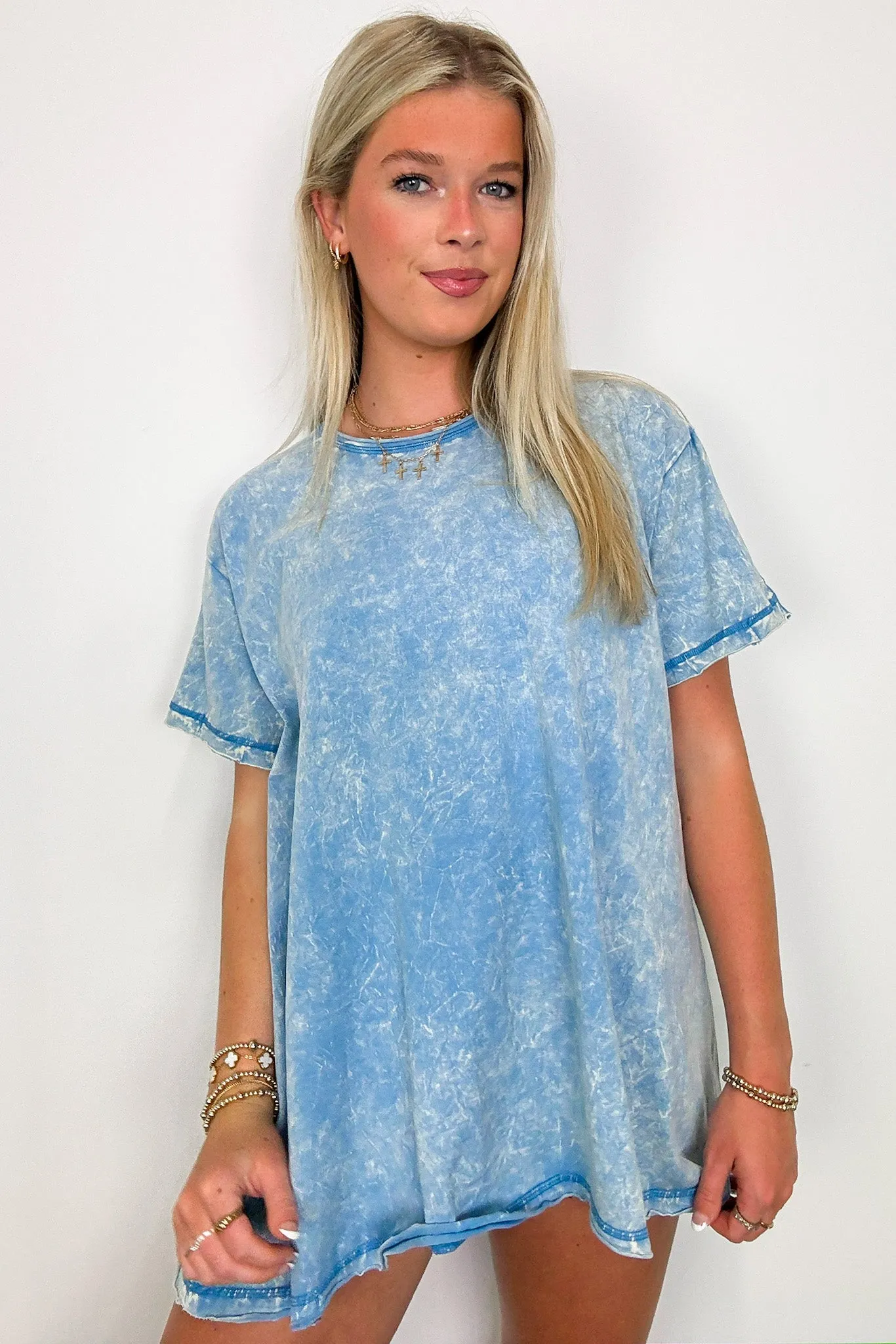 Kala Washed Drop Shoulder Relaxed Top - BACK IN STOCK