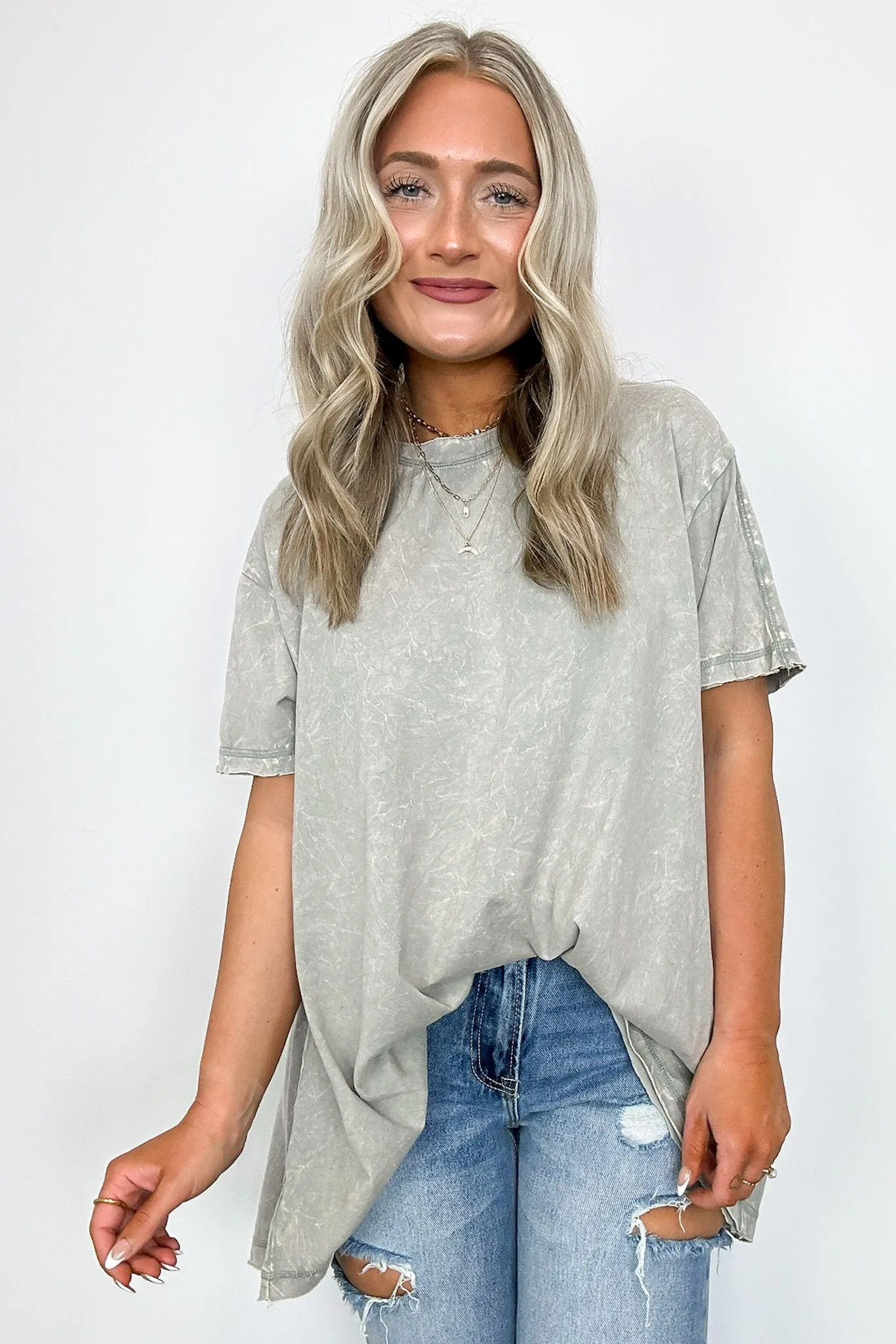 Kala Washed Drop Shoulder Relaxed Top - BACK IN STOCK