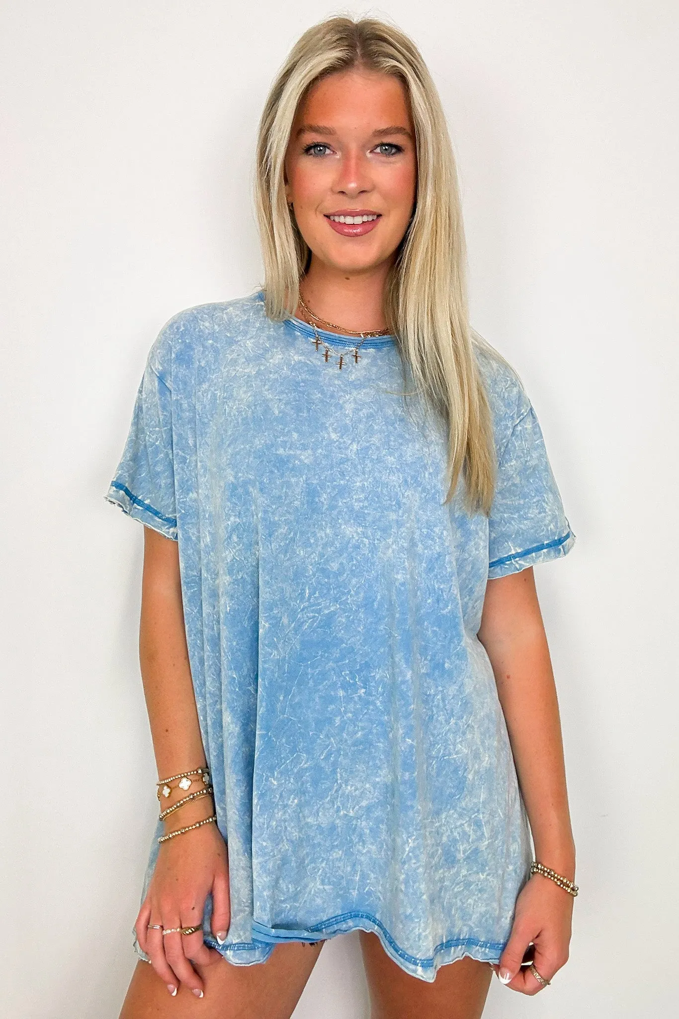 Kala Washed Drop Shoulder Relaxed Top - BACK IN STOCK