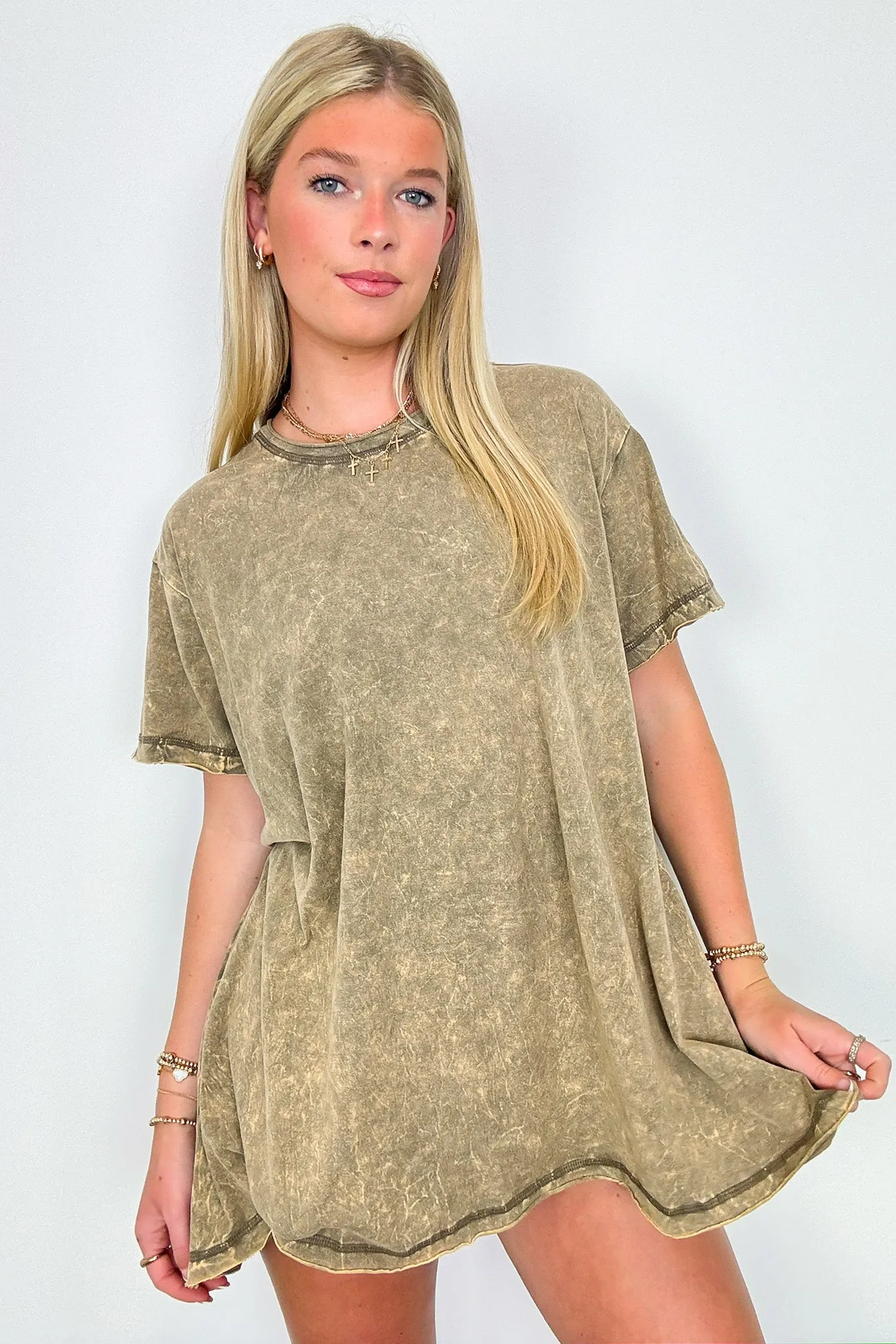 Kala Washed Drop Shoulder Relaxed Top - BACK IN STOCK