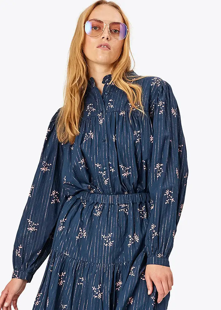 Lollys Laundry Cara Shirt - Navy