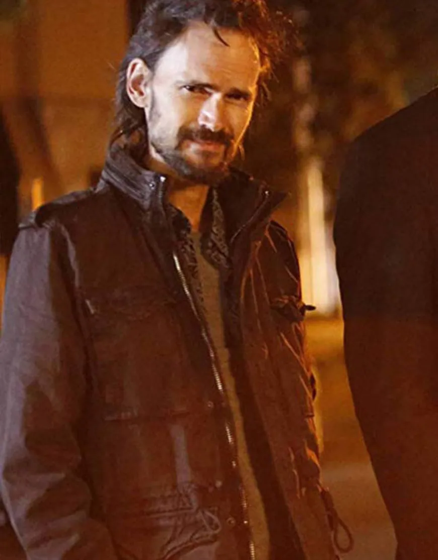 Lucifer S05 Jeremy Davies Jacket | Nick Hofmeister Black Leather Jacket