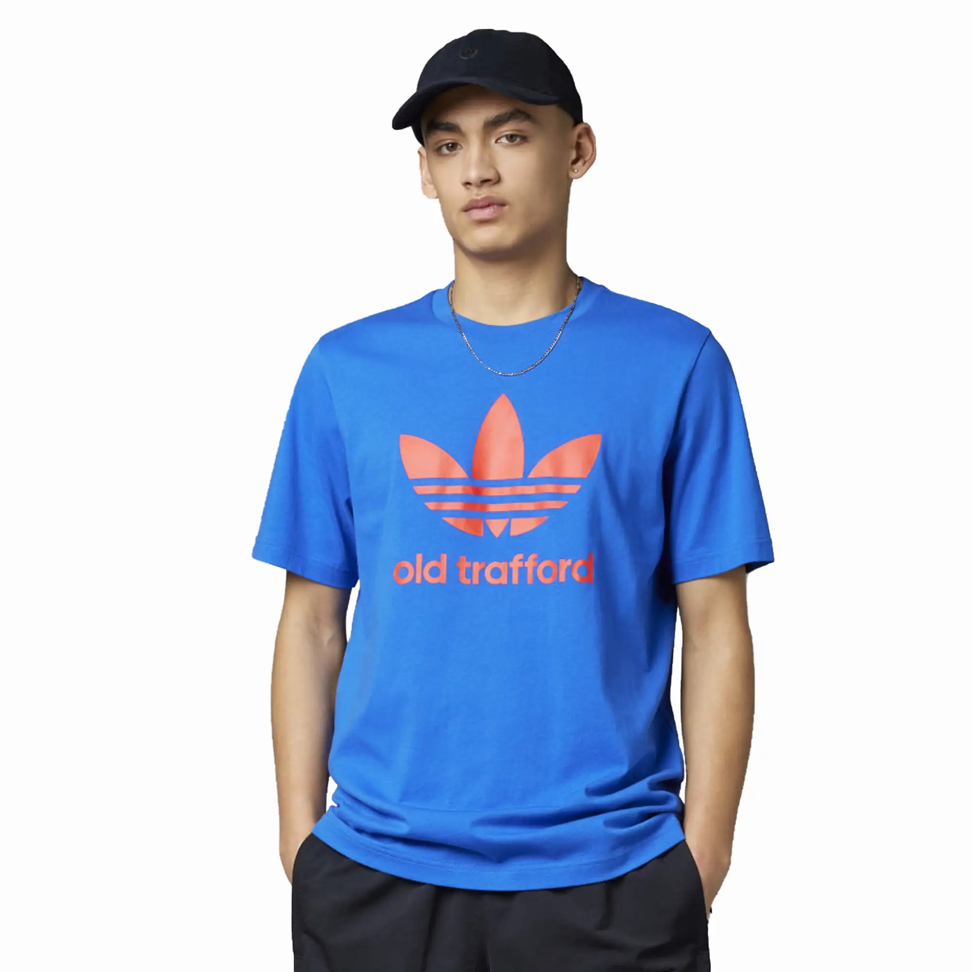 MANCHESTER UNITED OG TREFOIL TEE 'BLUE'